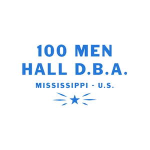 100menhall brand logo for 100menhall.com