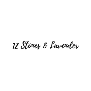 12 Stones And Lavender brand logo for 12stonesandlavender.com