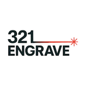 321engrave brand logo for 321engrave.com