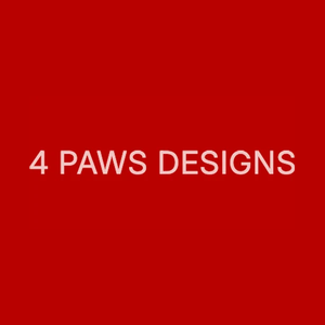 4pawsdesigns brand logo for 4pawsdesigns.com