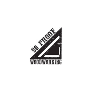 90proofwoodworking brand logo for 90proofwoodworking.com