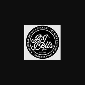 A&J's Belts brand logo for ajsbelts.com
