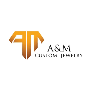 A&M Custom Jewelry brand logo for amcustomjewelry.com