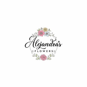 alejandrasflowers brand logo for alejandrasflowers.com