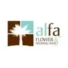 Alfa Flower Shop brand logo for alfaflowershop.com