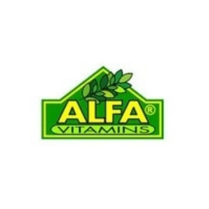 Alfa Vitamins brand logo for alfavitamins.com
