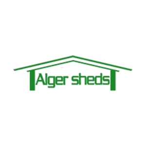 Alger Sheds brand logo for algersheds.com