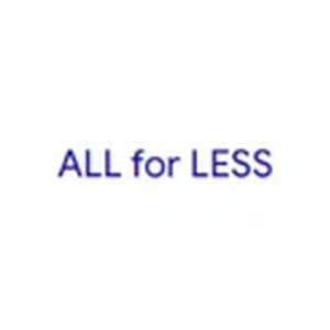ALL for LESS brand logo for all4less.store