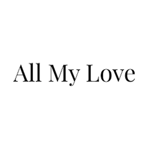 All My Love brand logo for shopallmylove.com