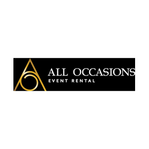 All Occasions Event Rental brand logo for aorents.com