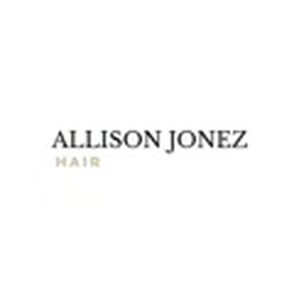 Allison Jonez brand logo for allisonjonezhair.com