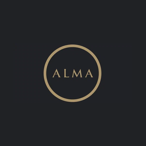 Alma: Cafe, Hotel and Restaurant brand logo for almampls.com