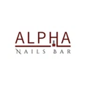 Alpha Nails Bar brand logo for alphanailsbar.com