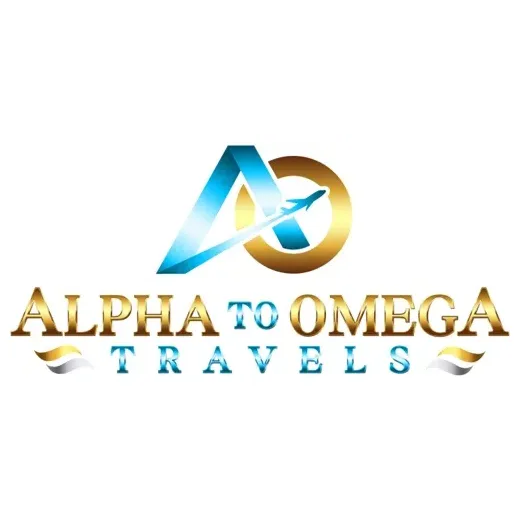 alphaomegatravels brand logo for alphaomegatravels.com