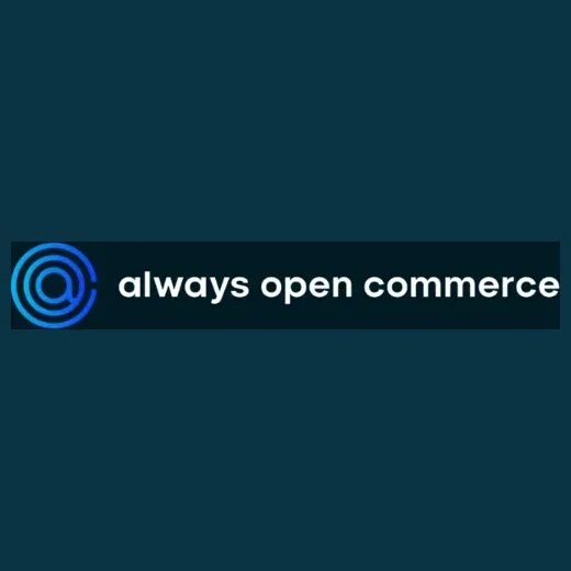 alwaysopencommerce brand logo for alwaysopencommerce.com