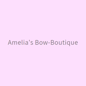 Amelia's Bow-Boutique brand logo for amelias-bow-boutique.myshopify.com