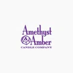 Amethyst and Amber brand logo for amethystambercandles.com