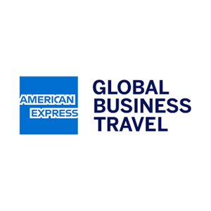 Amex GBT brand logo for amexglobalbusinesstravel.com