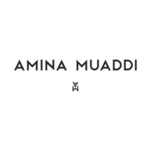 Amina Muaddi brand logo for aminamuaddi.com