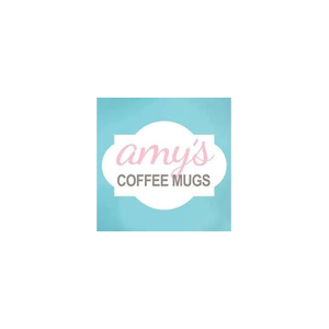 Amy's Coffee Mugs brand logo for amyscoffeemugs.com
