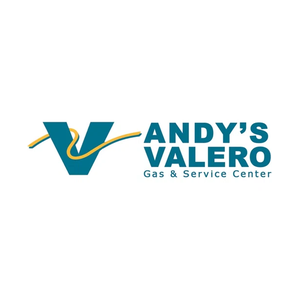 Andy's Valero Gas & Service Center brand logo for andysvalero.com