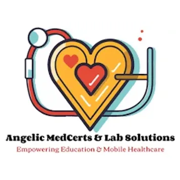 Angelic MedCerts & Lab Solutions brand logo for angelicmedcertslab.org