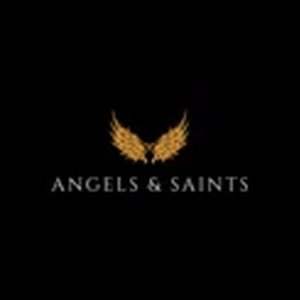 Angels & Saints Hair Studio brand logo for angelsandsaintshair.com
