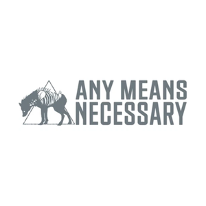 Any Means Necessary Clothing brand logo for anymeansnecessary.com