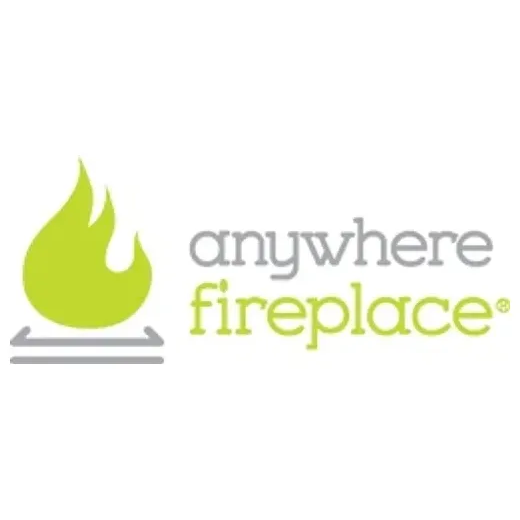 Anywhere Fireplaces brand logo for anywherefireplaces.com
