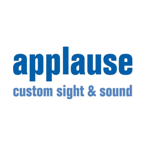 Applause Custom Sight and Sound brand logo for applausetheater.com