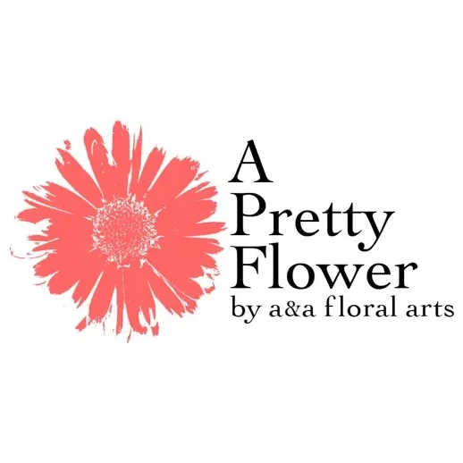 aprettyflowershop brand logo for aprettyflowershop.com