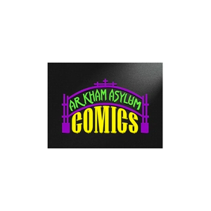 arkhamasylumcomics brand logo for arkhamasylumcomics.com