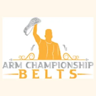 armchampionshipbelts brand logo for armchampionshipbelts.com
