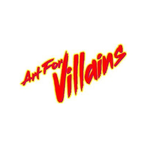 artforvillains brand logo for artforvillains.com