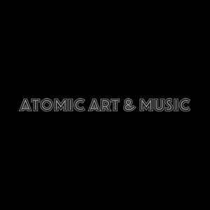 atomicartandmusic brand logo for atomicartandmusic.com