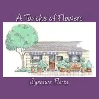 atoucheofflowers brand logo for atoucheofflowers.com