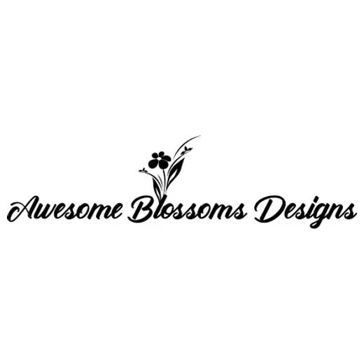 awesomeblossomsdesigns brand logo for awesomeblossomsdesigns.com