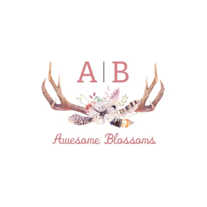 awesomeblossomsfloral brand logo for awesomeblossomsfloral.com