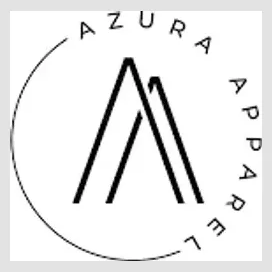 azuraapparel brand logo for azuraapparel.com