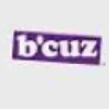 B'cuz brand logo for bcuzsnacks.com