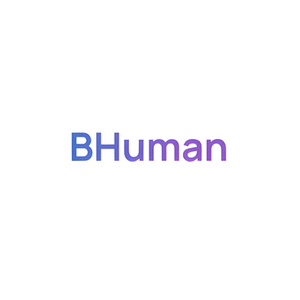 B Human brand logo for bhuman.ai