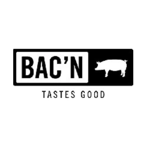 Bac'n brand logo for bacn.com