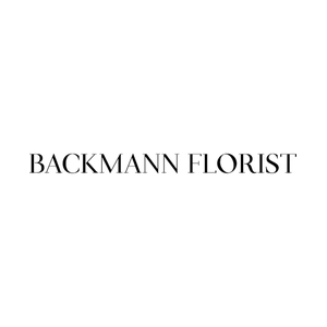 backmannflorist brand logo for backmannflorist.com
