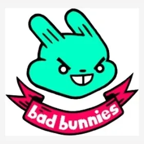 Bad Bunnies brand logo for badbunnies.xyz