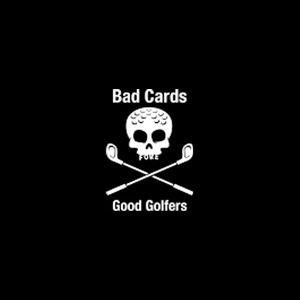 Bad Cards Fore Good Golfers brand logo for badcardsforegoodgolfers.com