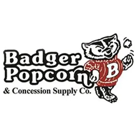 badgerpopcorn brand logo for badgerpopcorn.com