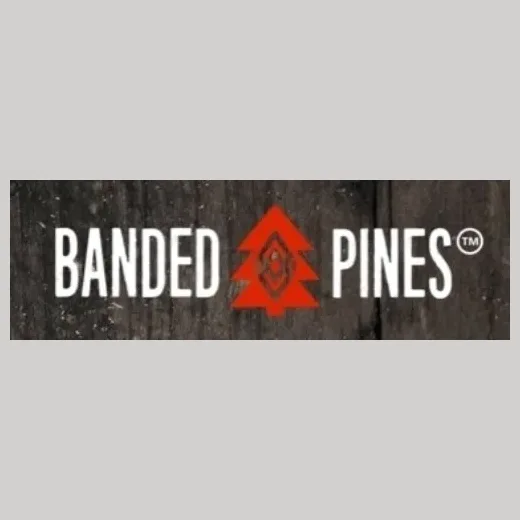 Banded Pines brand logo for bandedpines.com