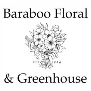 baraboofloral brand logo for baraboofloral.com