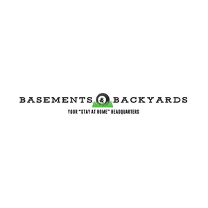 basementsandbackyards brand logo for basementsandbackyards.com