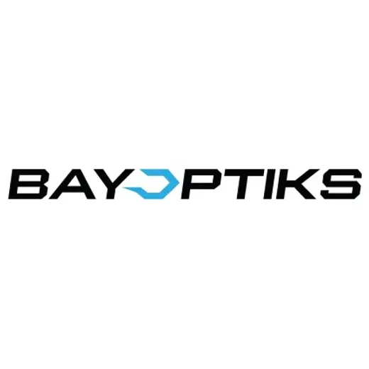 Bay Optiks brand logo for bayoptiks.com